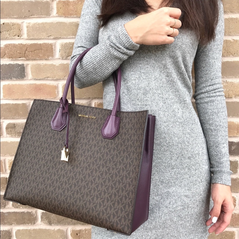 NWT Michael Kors Mercer Studio Large Convertible - Picture 1 of 8